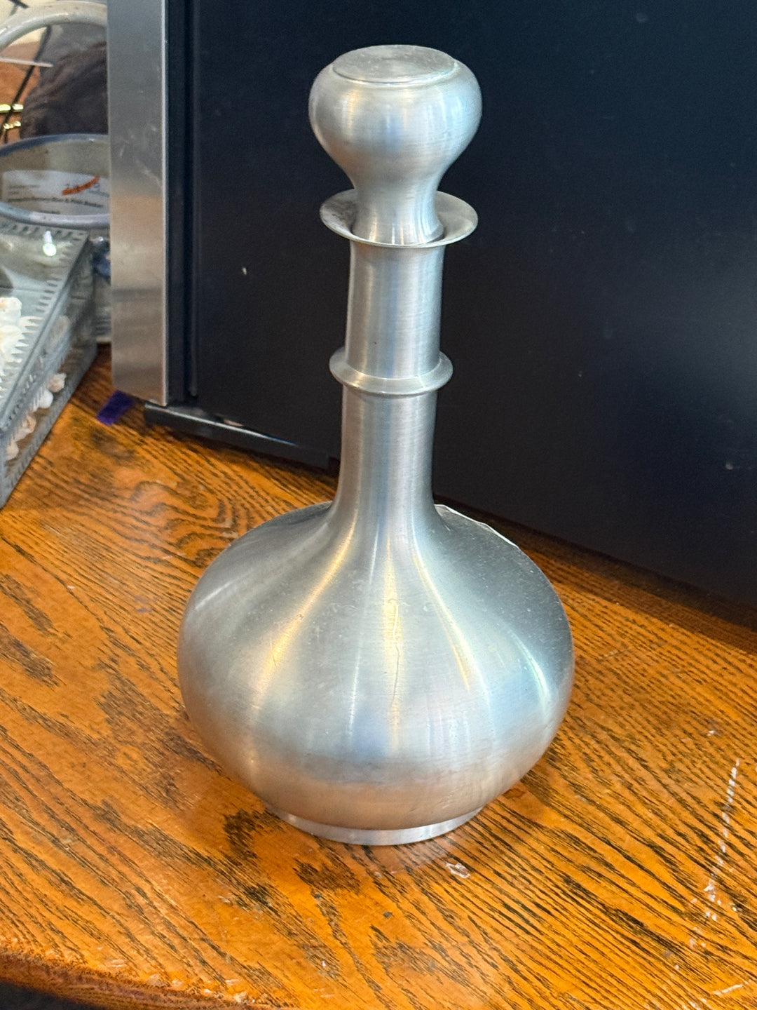 Vintage Leonard English Pewter Decanter