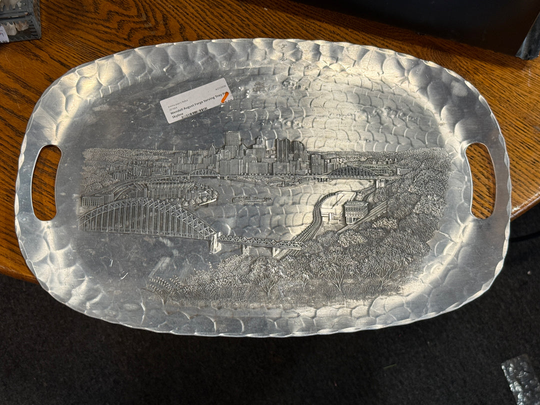 Wendell August Large Forged Serving Tray Pittsburgh