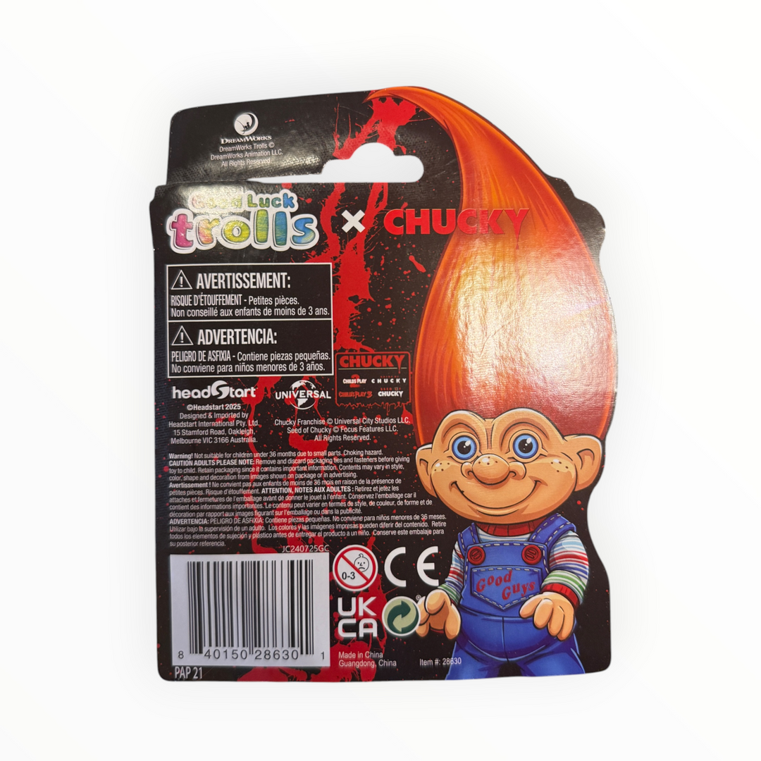 Chucky Good Guys Good Luck Trolls Universal Studios Collectible Figurine Toy New