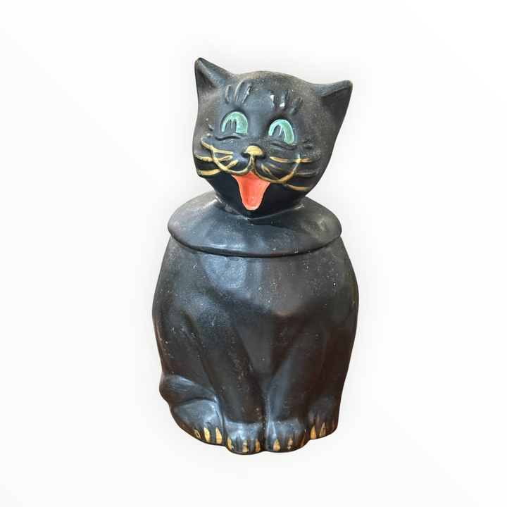 Vintage 1960s McCoy Coalby Black Cat 