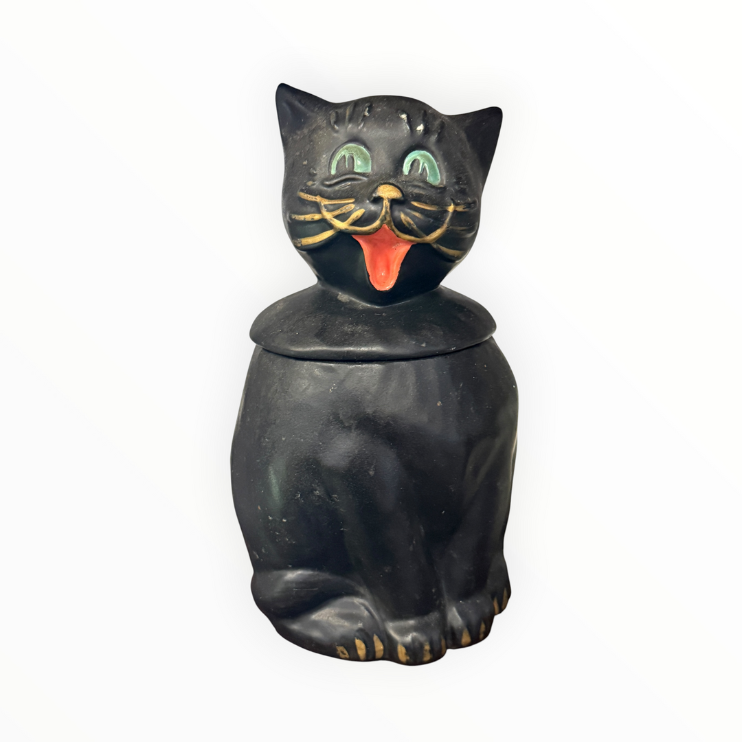 Vintage 1960s McCoy Coalby Black Cat 