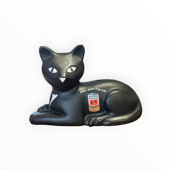 1981 Eveready Black Cat Coin Bank