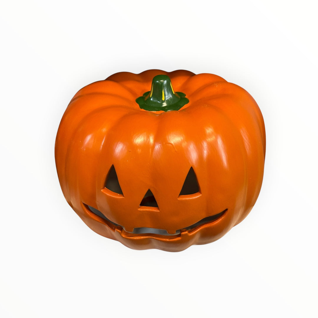 Large Ceramic Pumpkin LIght Up