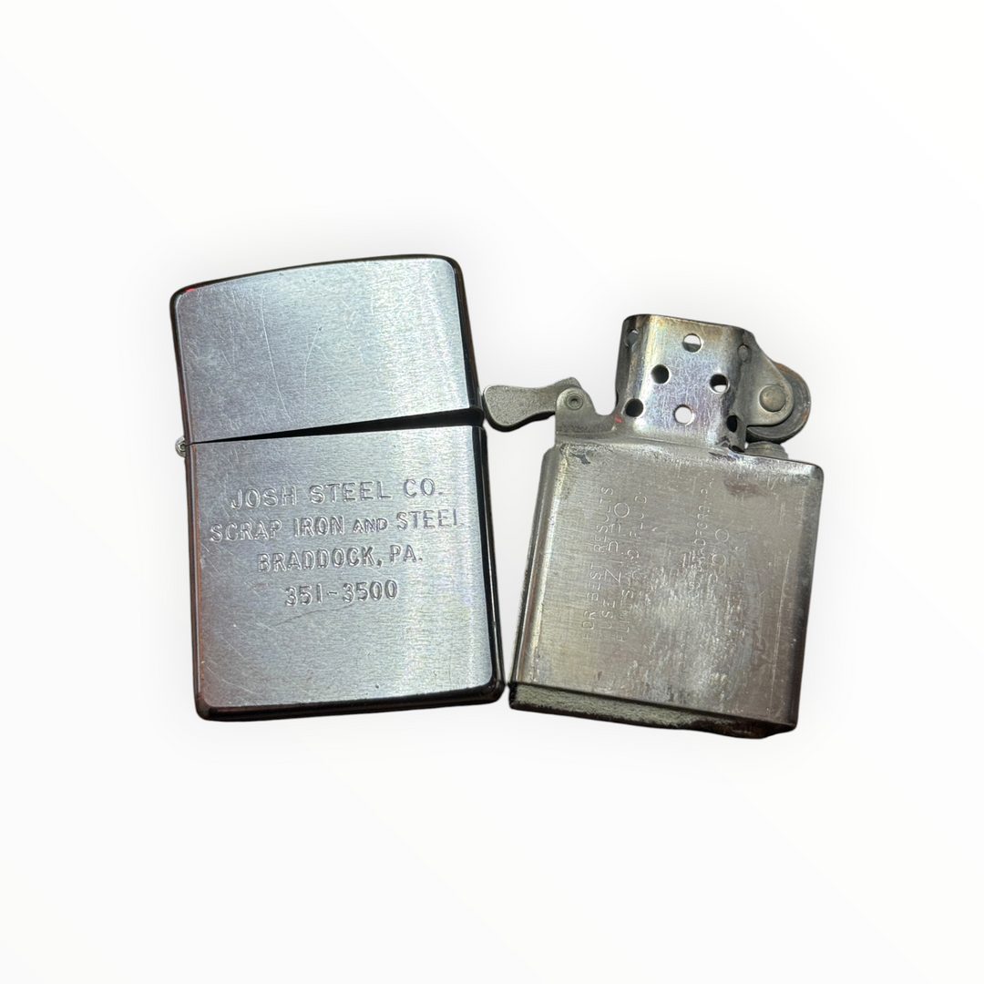 Zippo Chrome Bradford Pa Lighter - Josh Steel Co