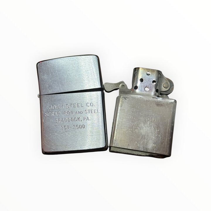 Zippo Chrome Bradford Pa Lighter - Josh Steel Co