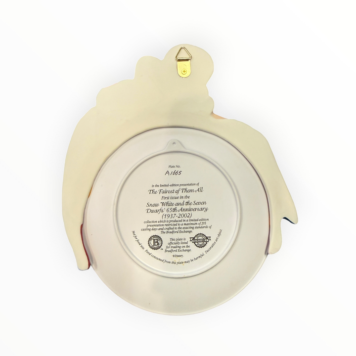 Disney Bradford Exchange “The Fairest Of Them All” Decorative Snow White Plate