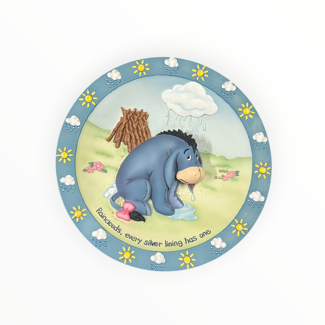 2001 Bradford Exchange "100 Acre Days" Eeyore Collectible Plate