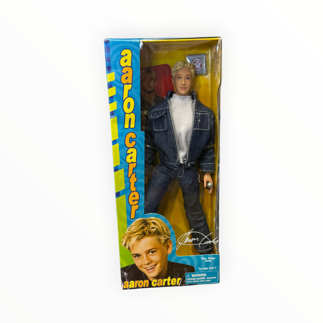 2001 Aaron Carter Awesome Aaron"12 Action Figure Doll-Play Along