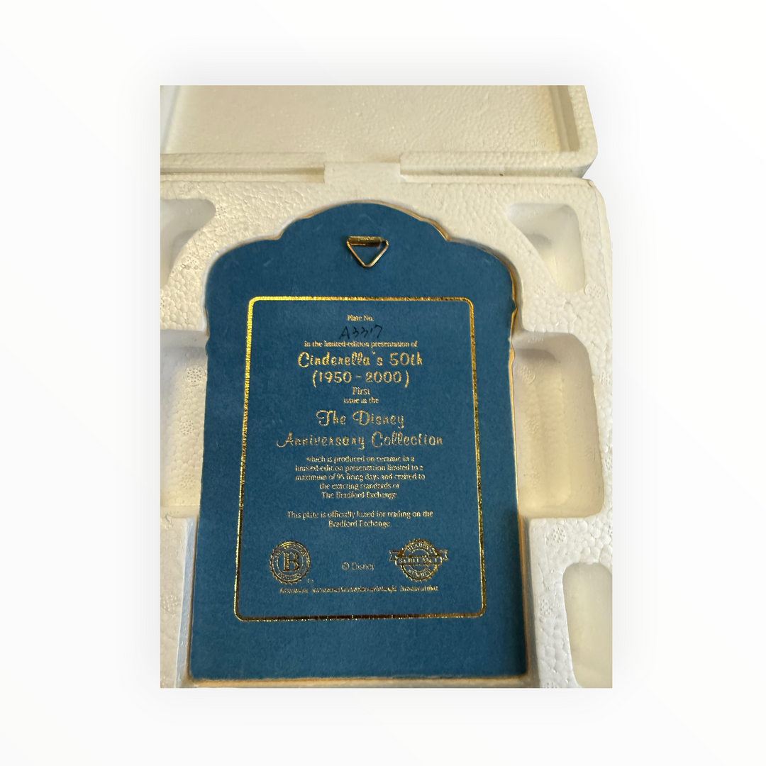 Bradford Exchange Cinderellas 50th Anniversary Plaque