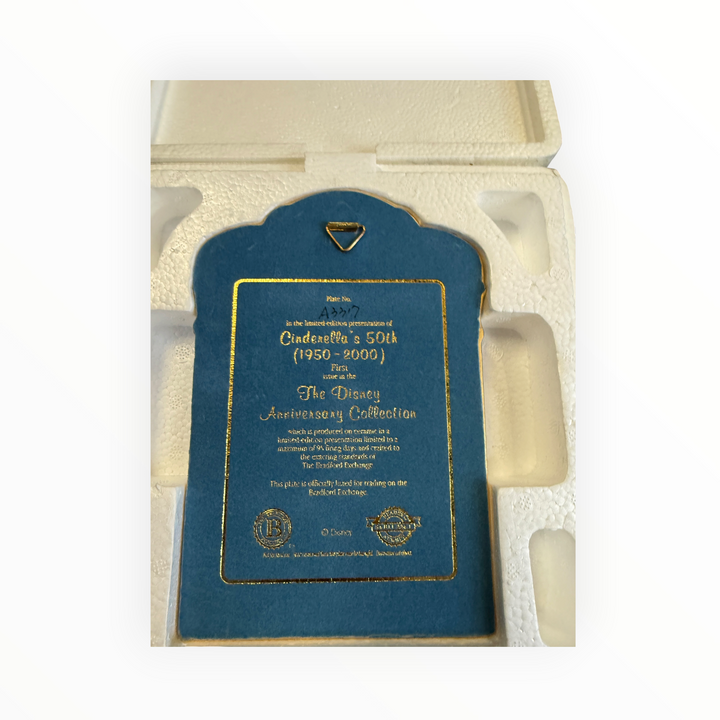 Bradford Exchange Cinderellas 50th Anniversary Plaque