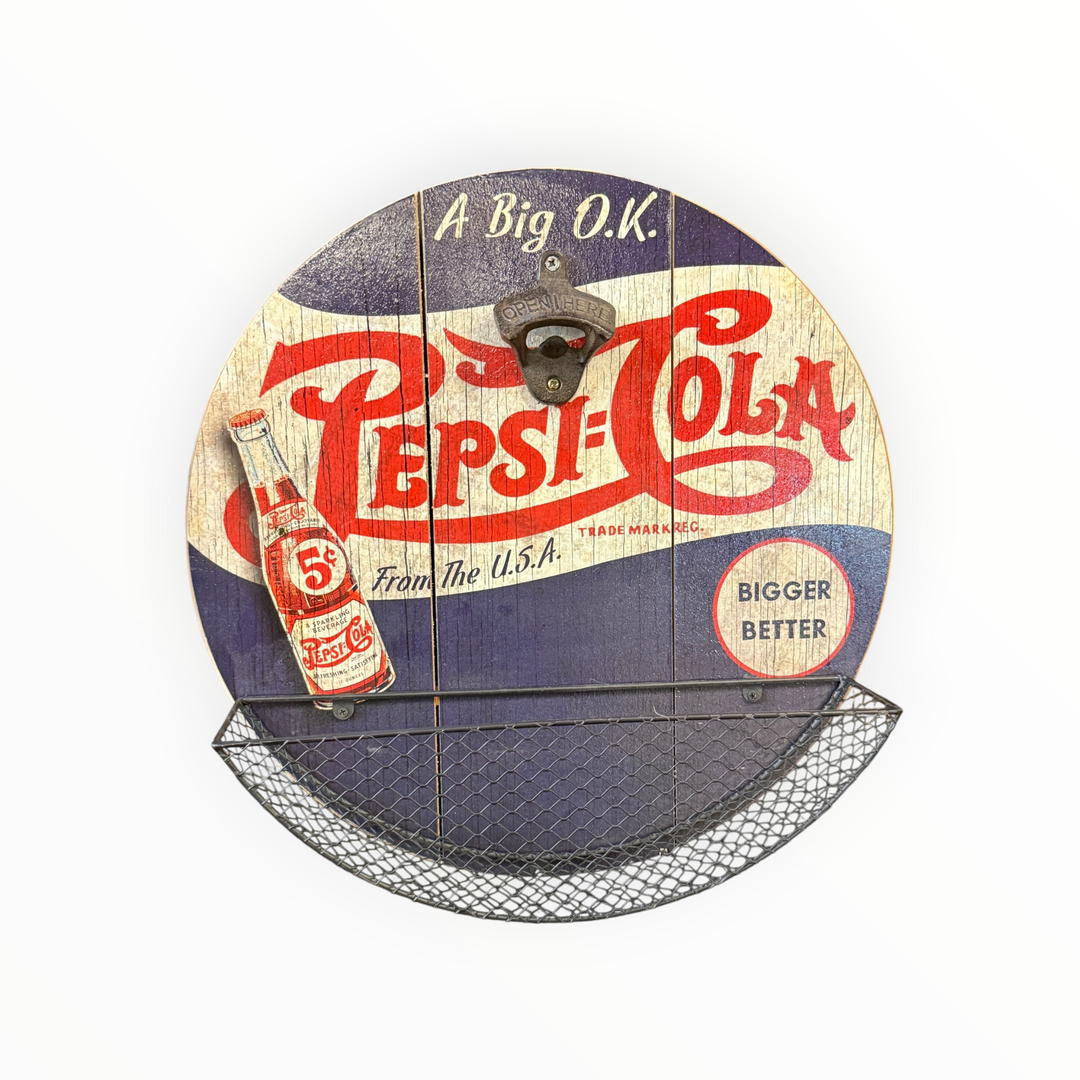Pepsi Sign / Bottle Opener Reproduction