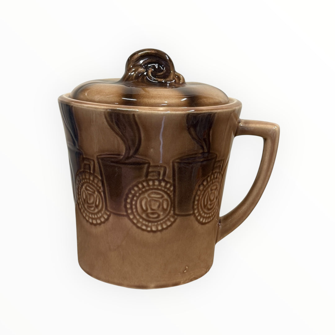 Vintage 1960s McCoy Pottery Mug Cookie Jar