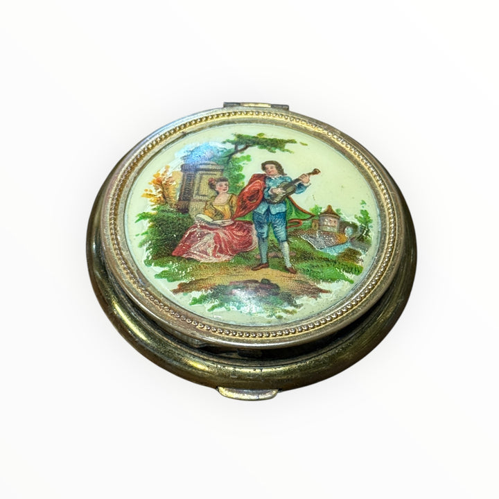 Vintage Renaissance Scene Compact