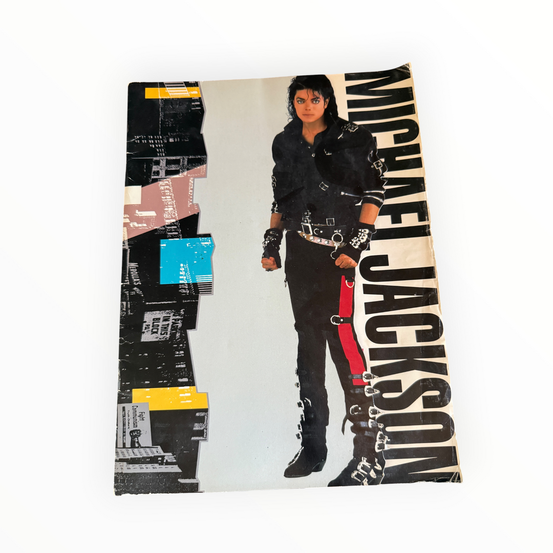 1988 Michael Jackson Bad World Tour Souvenir Program Book