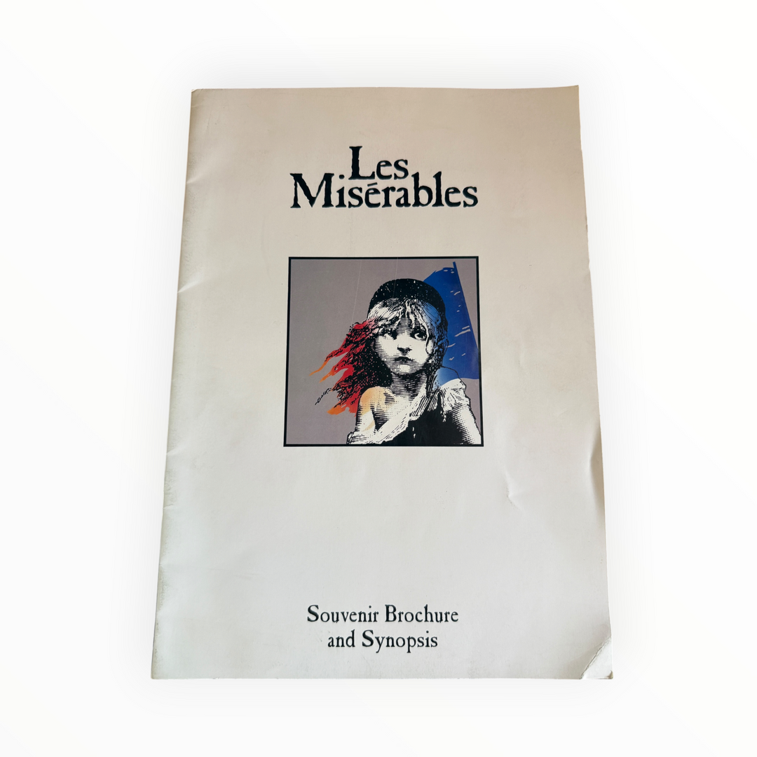 LES MISERABLES Souvenir Brochure &amp; Synopsis Program Booklet - 1986