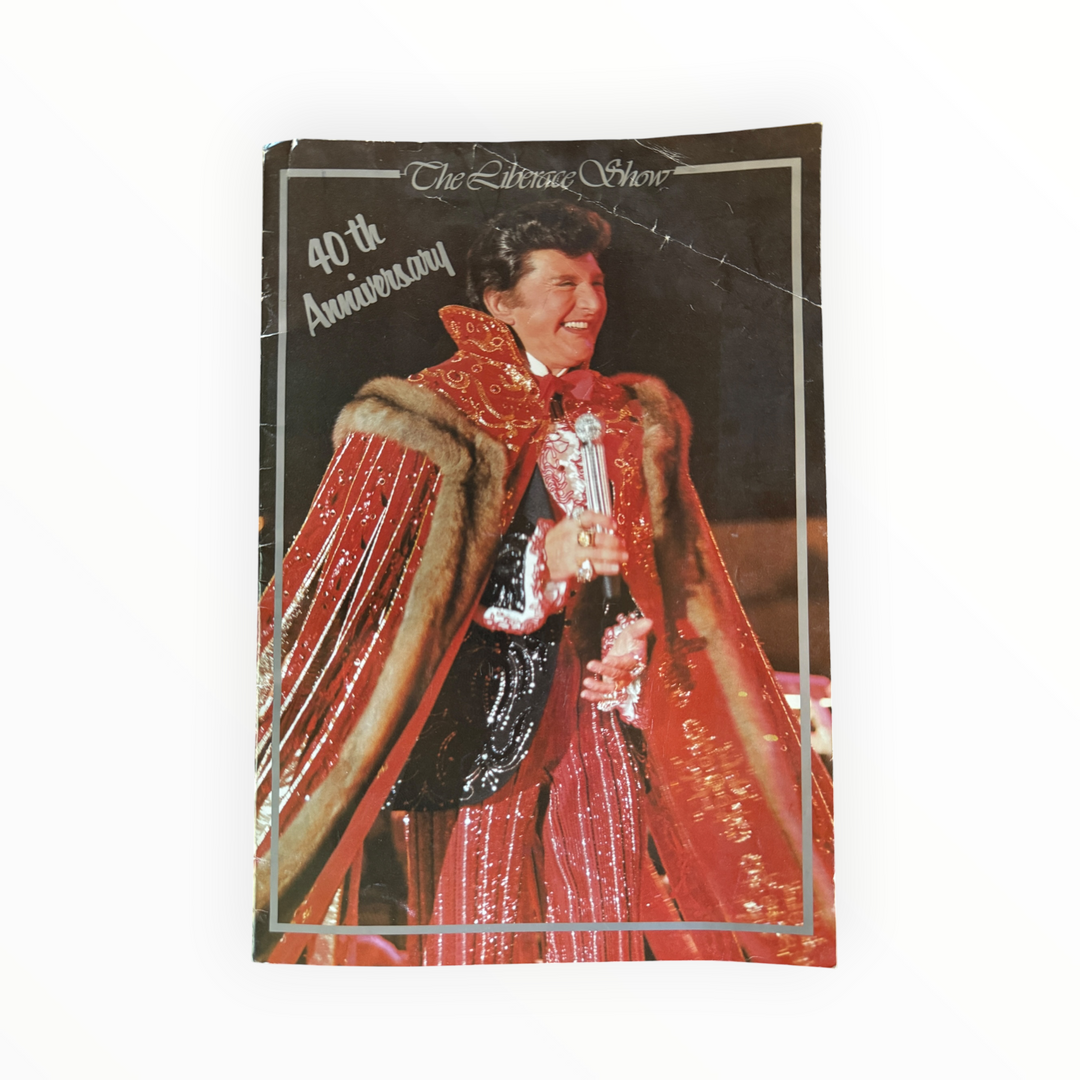 40th Anniversary Theater Program for The Liberace Show