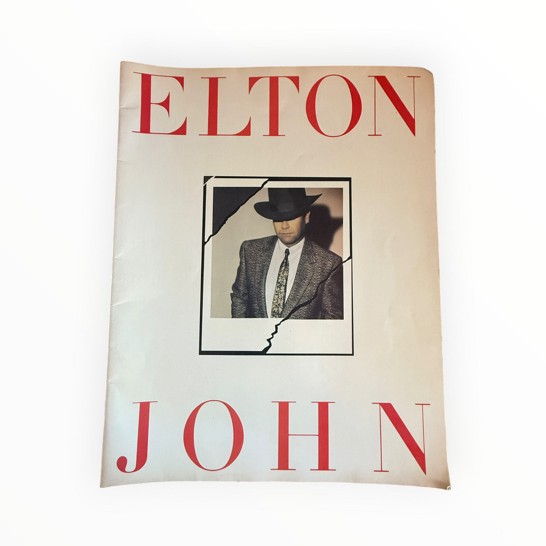 1984 Elton John "Breaking Hearts" Tour Concert Program Book