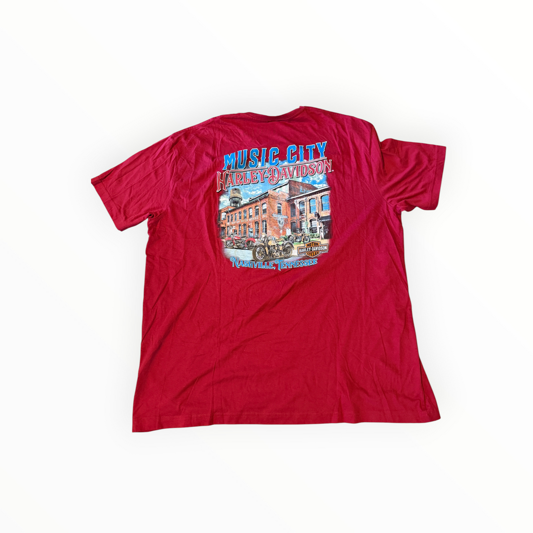 Harley Davidson T-Shirt - Music City, Nashville TN 3XL