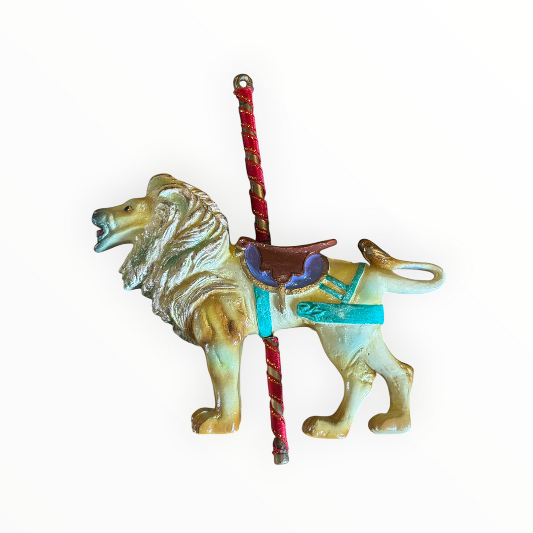 Christmas Ornament - Kurt Adler - Smithsonian Collection - Carousel Lion