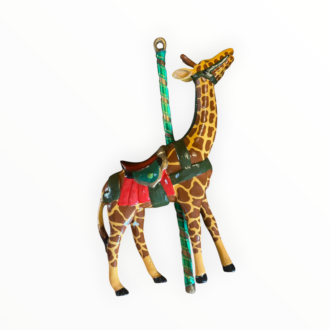 Christmas Ornament - Kurt Adler - Smithsonian Collection - Carousel Giraffe