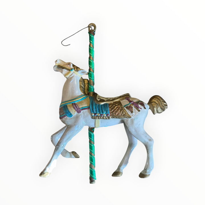 Christmas Ornament - Kurt Adler - Smithsonian Collection - Carousel Horse