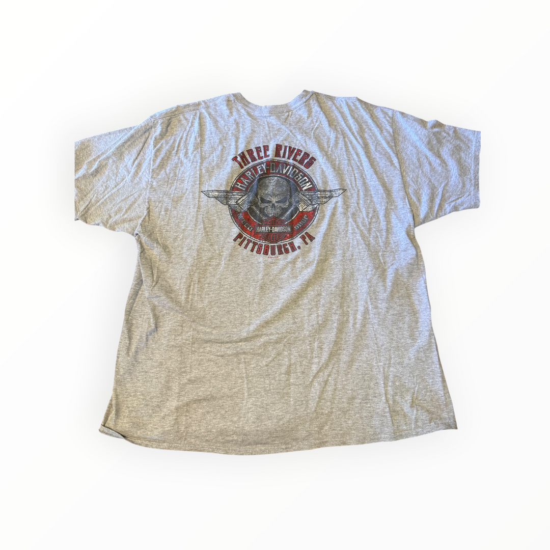 Harley Davidson T-Shirt - Three Rivers Pittsburgh, Pa 3XL