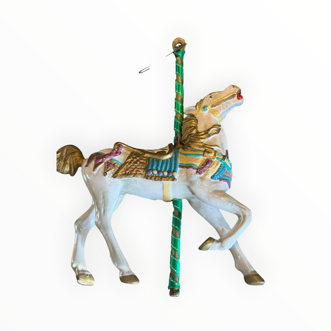 Christmas Ornament - Kurt Adler - Smithsonian Collection - Carousel Horse