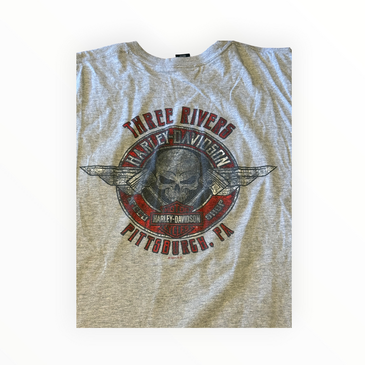 Harley Davidson T-Shirt - Three Rivers Pittsburgh, Pa 3XL