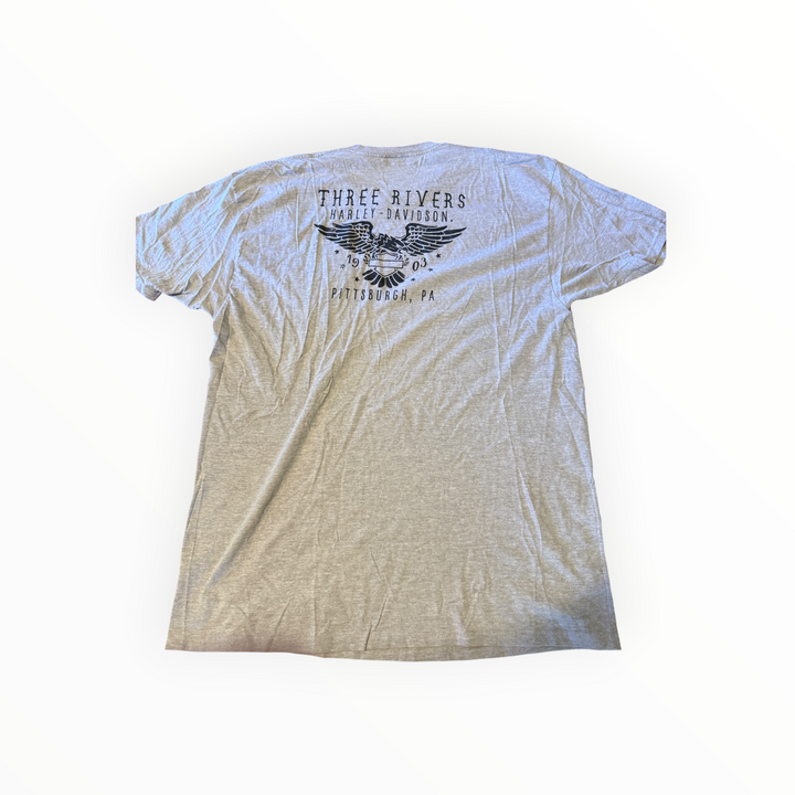 Harley Davidson T-Shirt - Three Rivers, Pittsburgh, Pa 3XL