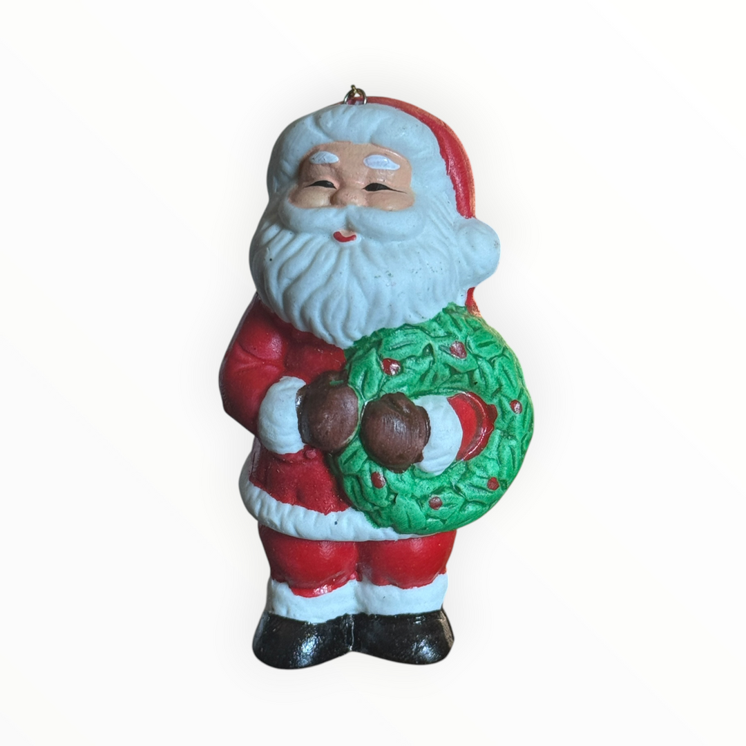 Christmas Ornament - Ceramic Santa