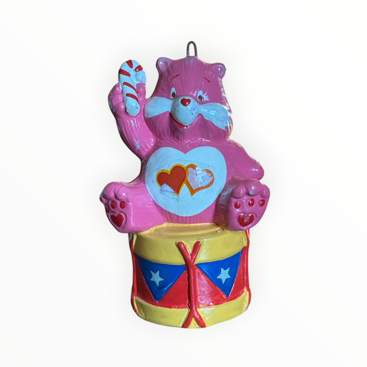 Christmas Ornament - 1984 American Greets Ceramic Care Bear - Love-A-Lot