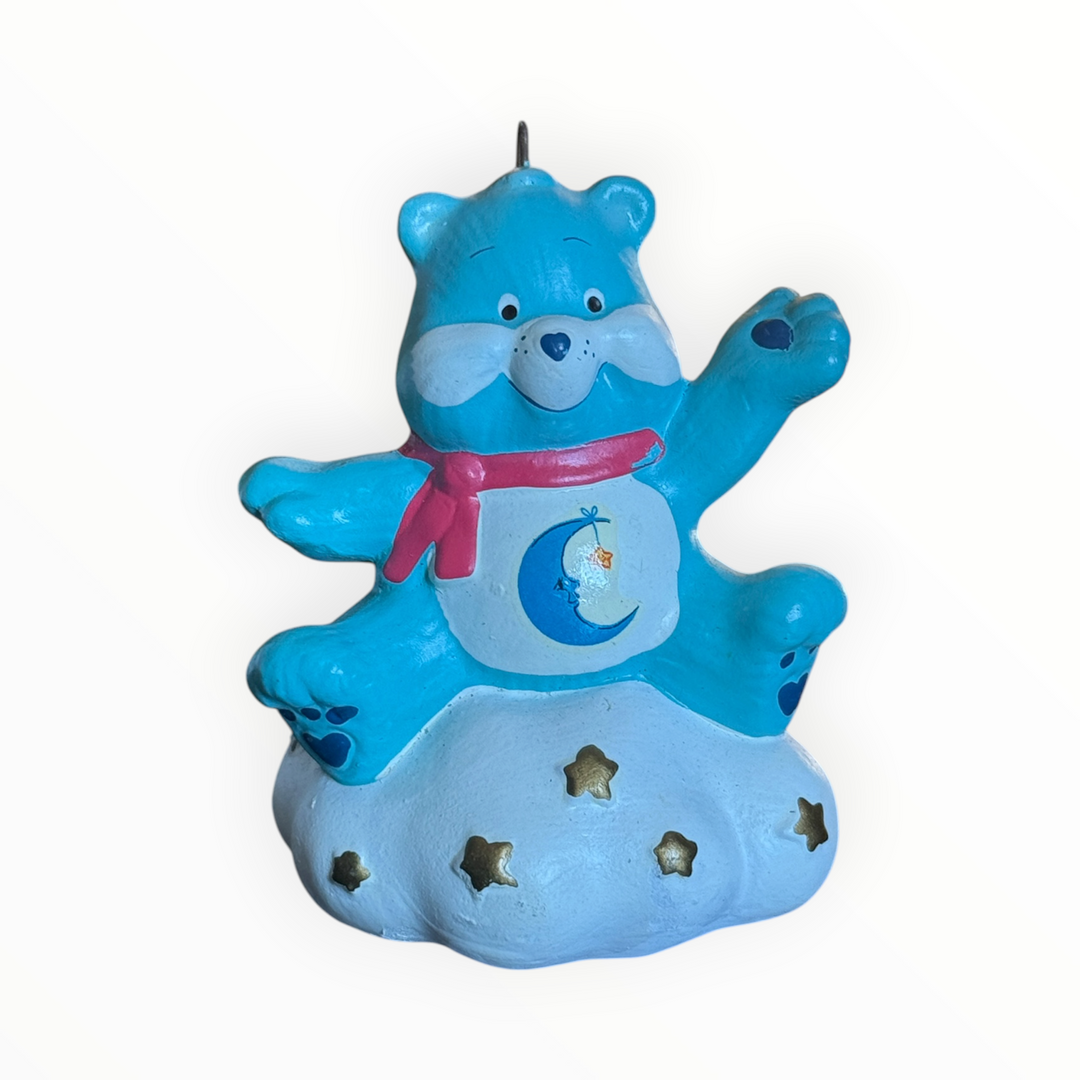 Christmas Ornament - 1984 American Greets Ceramic Care Bear - Bedtime