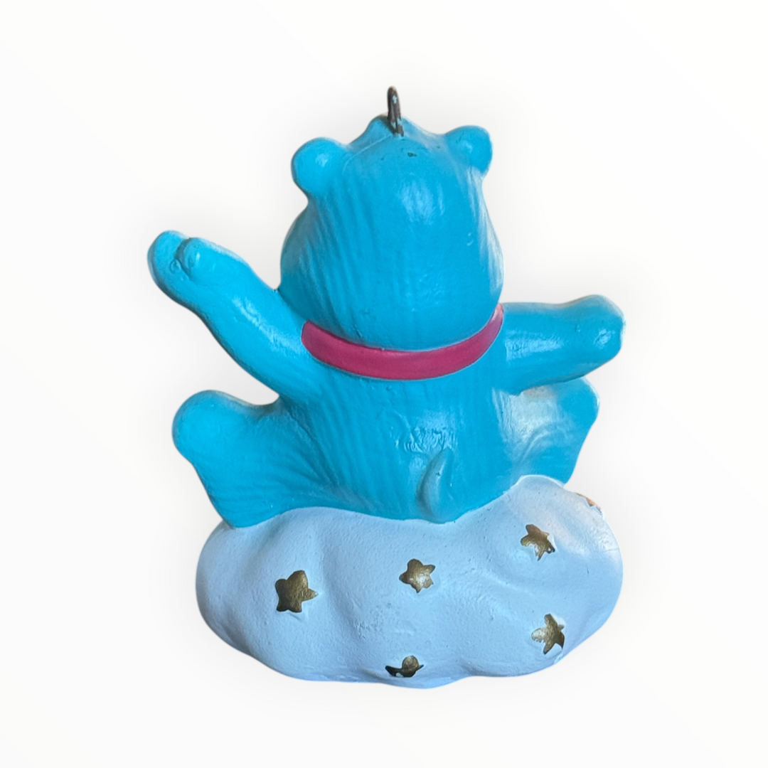 Christmas Ornament - 1984 American Greets Ceramic Care Bear - Bedtime