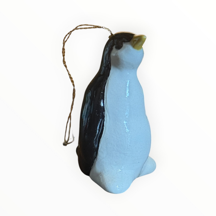 Christmas Ornament - Ceramic Glazed Penguin