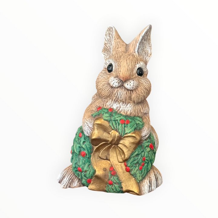 Ceramic Christmas Rabbit