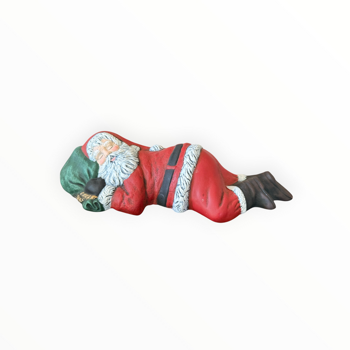Ceramic Sleeping Santa