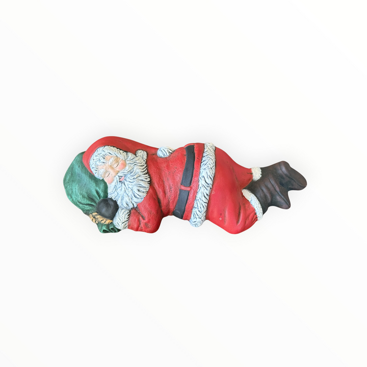 Ceramic Sleeping Santa