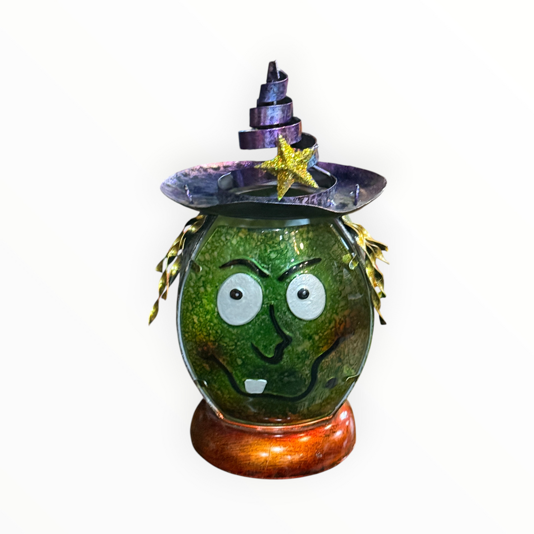 Witch Head Candle Holder