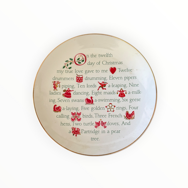 Christmas Plate 7" Special Gifts by Crowning Touch