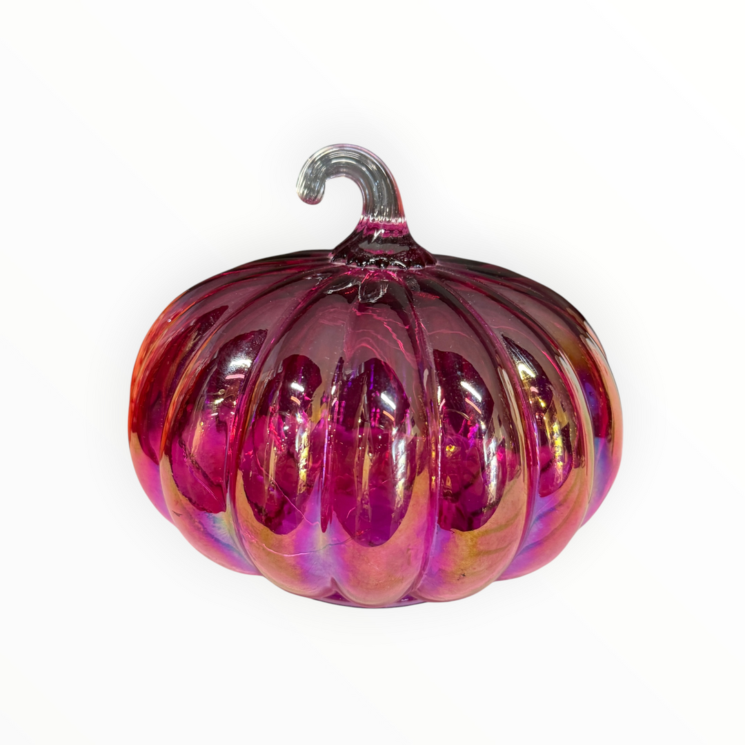 Glass Purple Pumpkin