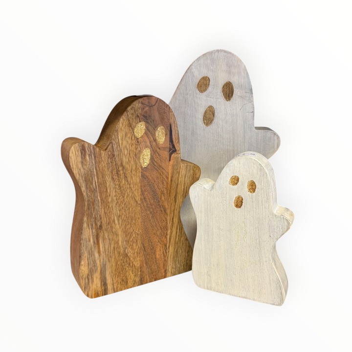 Wooden Trio of Ghosts