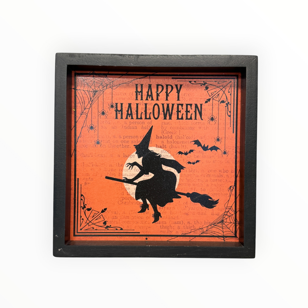 Happy Halloween Wooden Sign
