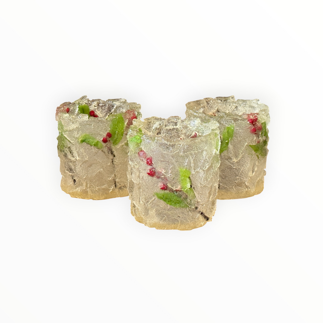 Christmas Candle Holder Trio