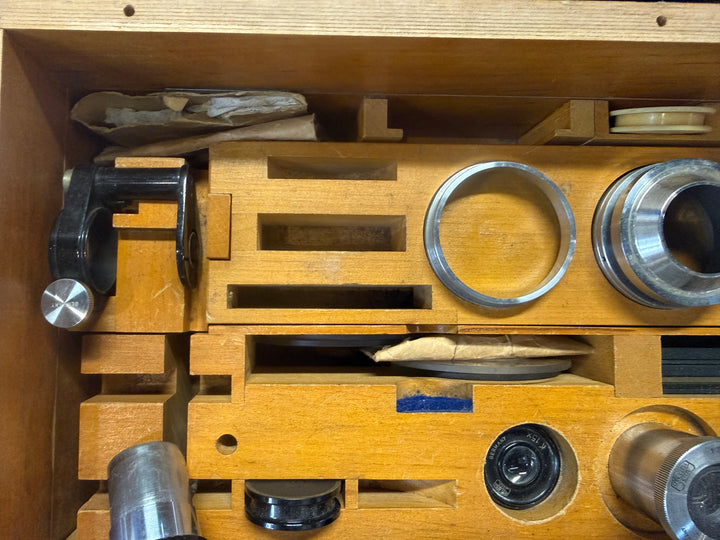 Vintage Set of Car Zeiss Microscope Components