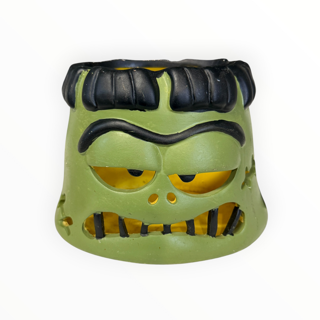 Ceramic Halloween Frankenstein Candle Holder