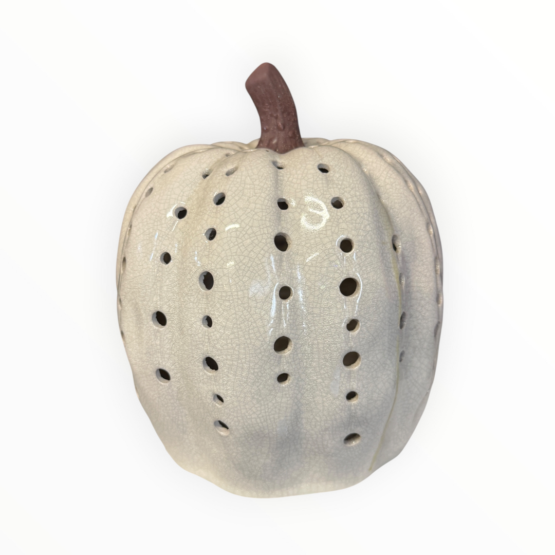 Ceramic Pumpkin Decoration/Candle Cover