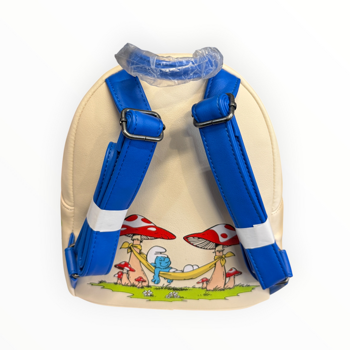 Loungefly The Smurfs Mushrooms Mini Backpack
