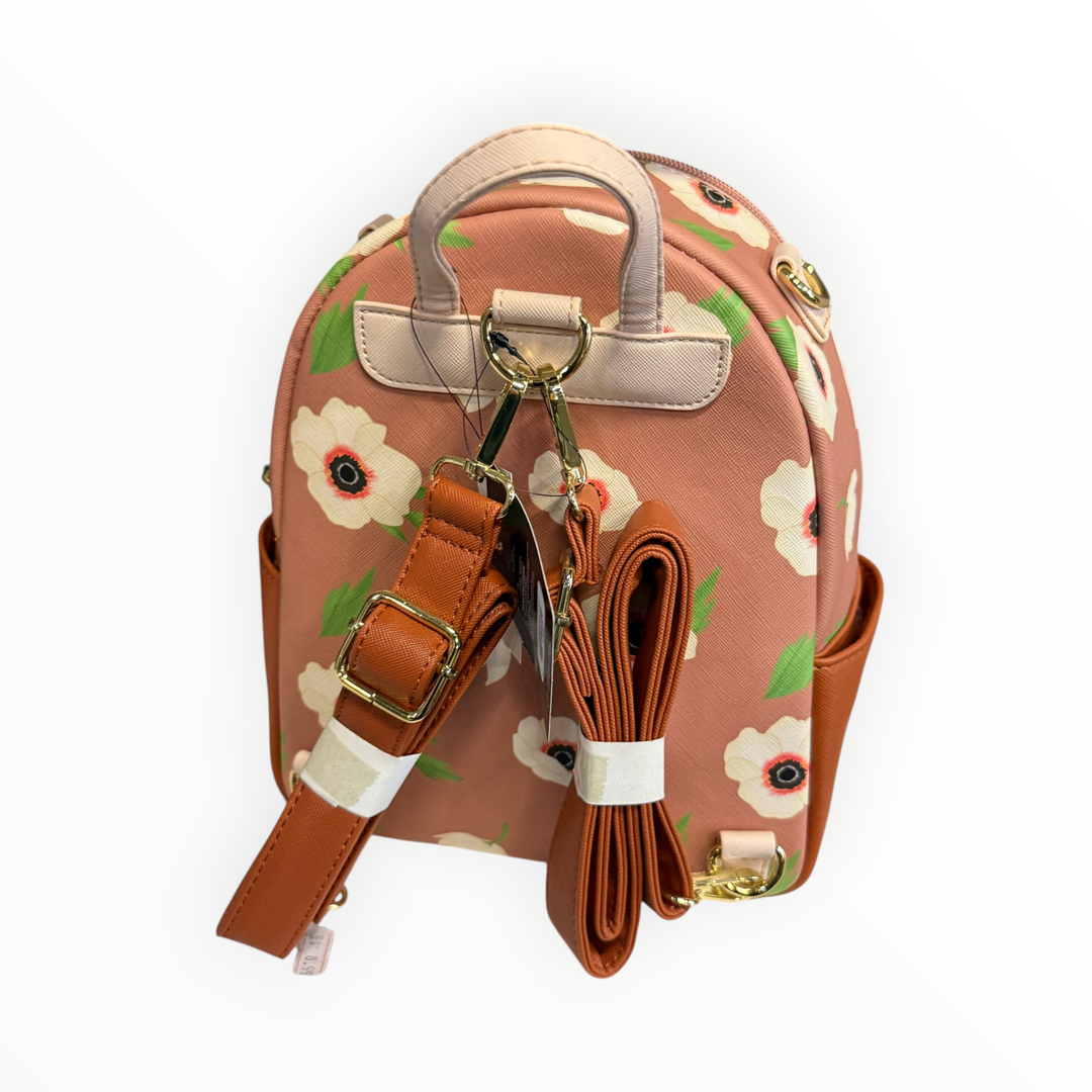 Loungefly Disney Bambi Thumper &amp; Bambi Watercolor Circle Portrait Convertible Mini Backpack - BoxLunch Exclusive