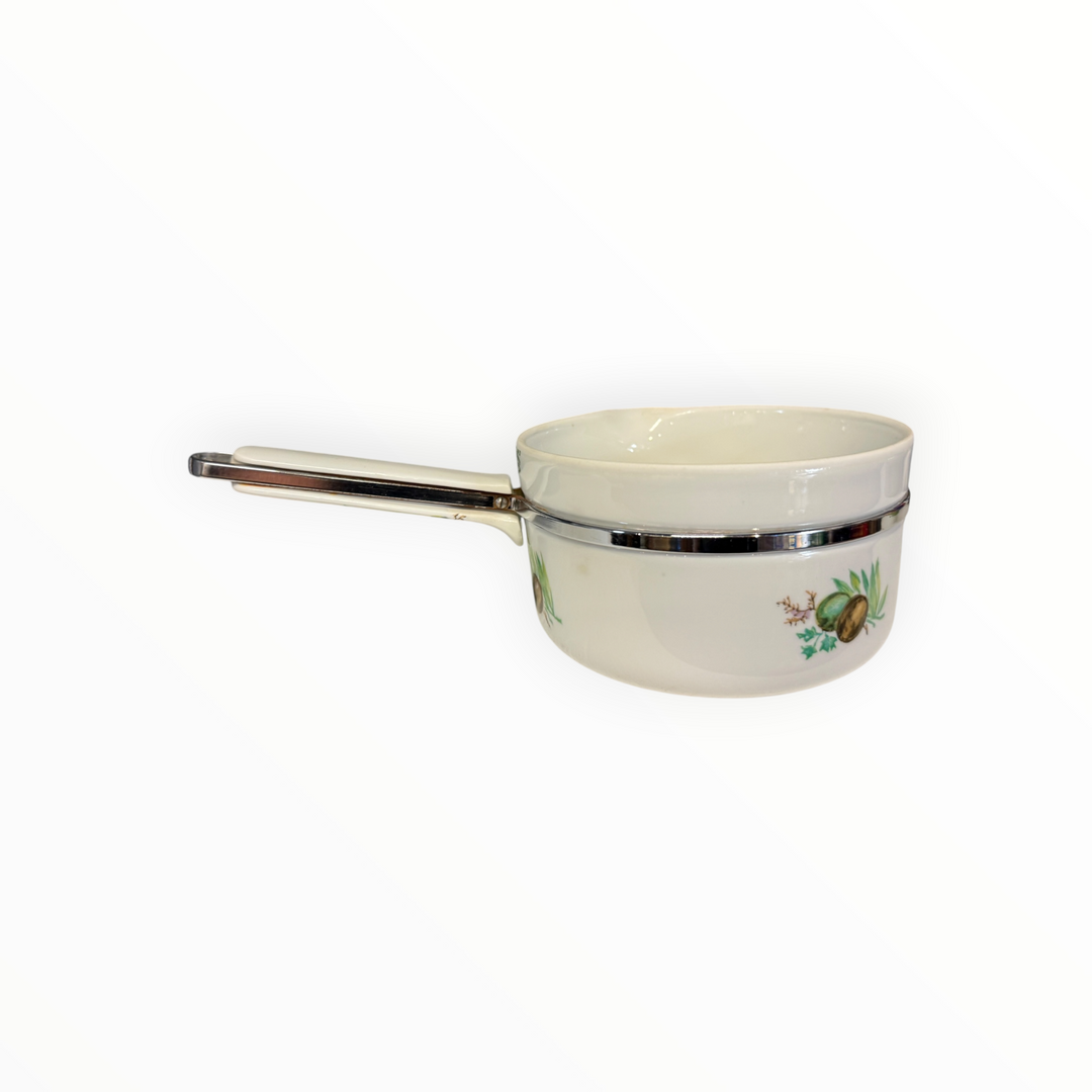 French Limoges Porcelain Aluminite Sauce Pans