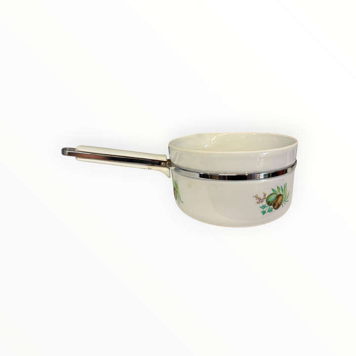 French Limoges Porcelain Aluminite Sauce Pans